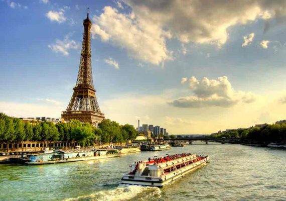 Day 2 – Paris –Guided City Tour-Eiffel Tower visit 2nd Level-River Seine Cruise